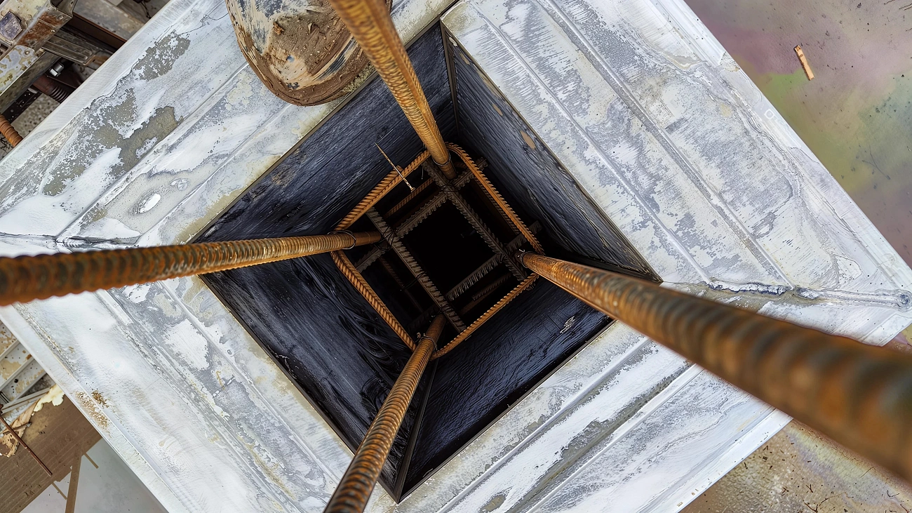 Столбчатый фундамент для столовой