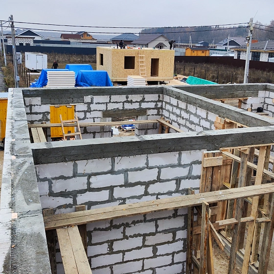 Столбчатый фундамент для столовой