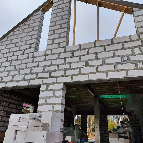 Столбчатый фундамент для столовой